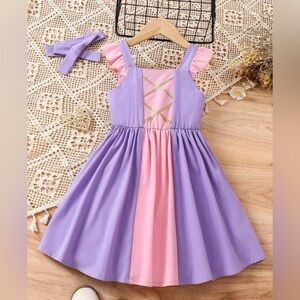 Disney’s Tangled Rapunzel Inspired Toddler Dress